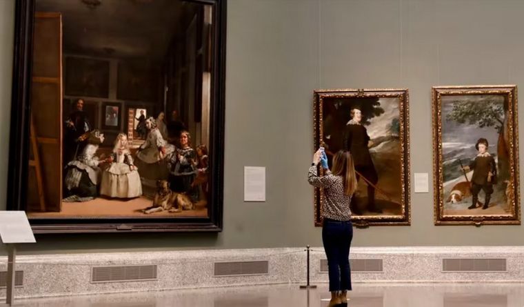 Las Meninas, en el Museo del Prado, de Madrid Foto: EFE