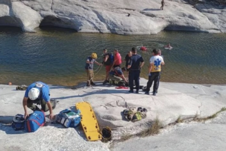 La escena de la tragedia. Foto: NA