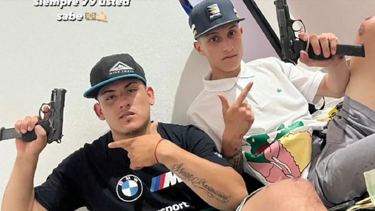 Los hermanos detenidos desafiaban a la policía a través de las redes sociales Foto: Redes sociales