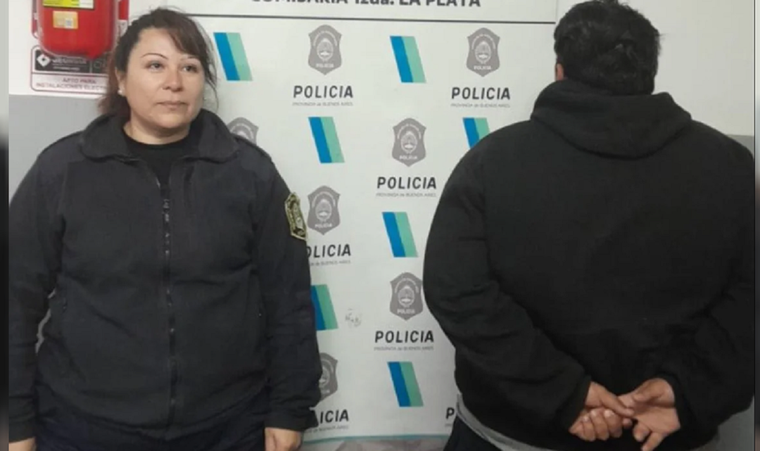 El detenido. Foto: NA