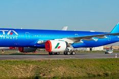 El avión pertenecía a la aerolínea ITA Airways Foto: ITA Airways El avión pertenecía a la aerolínea ITA Airways Foto: ITA Airways
