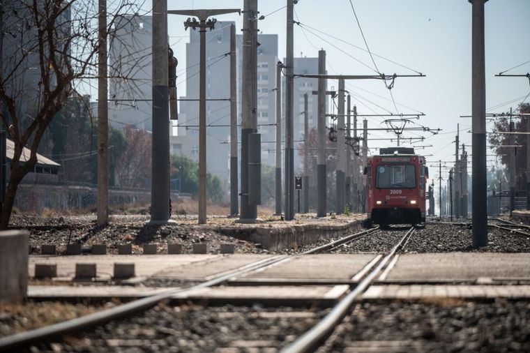 Obras en la Estación Mendoza del Metrotranvía.&nbsp;