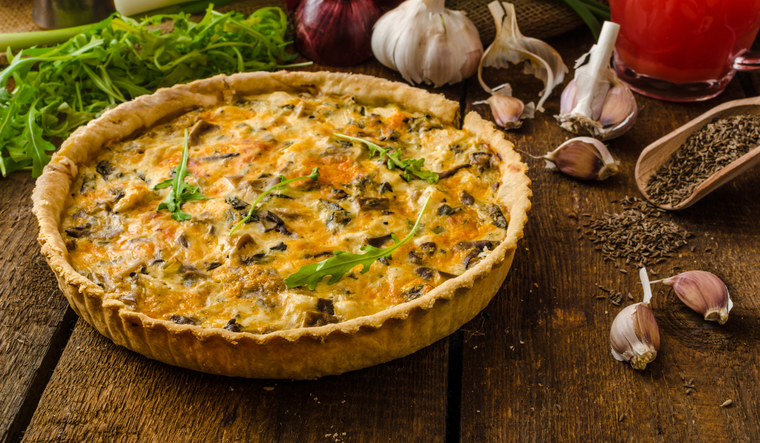 Cómo hacer una tarta de puerro y queso perfecta en casa Foto: Shutterstock