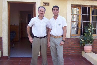 MDZol | Daniel de la Rosa junto a un instructor del IMEC Foto: gentileza