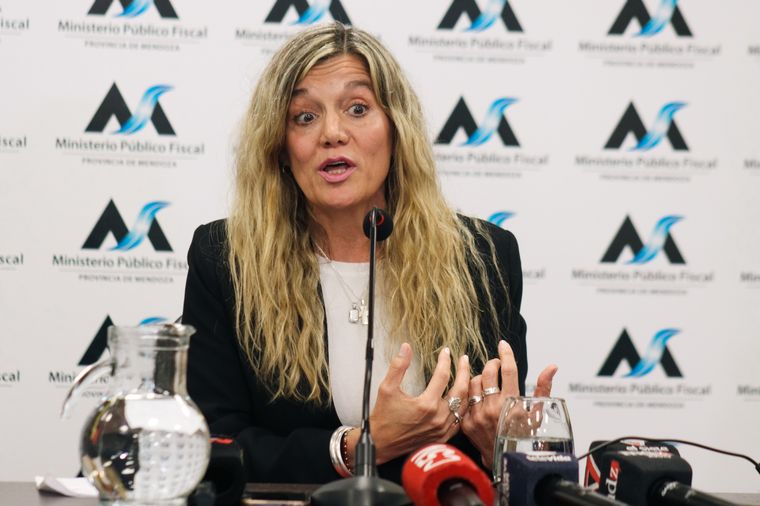 La fiscal de Homicidios, Claudia Ríos Foto: Santiago Tagua/MDZ