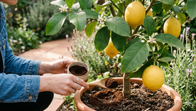 Un truco efectivo para el limonero. Fuente: IA Gemini. Un truco efectivo para el limonero. Fuente: IA Gemini.
