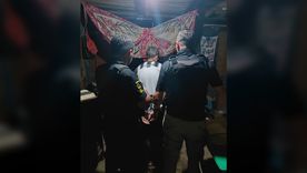 El momento de la detención del sospechoso del ataque al luchador de kickboxing en Tunuyán. El momento de la detención del sospechoso del ataque al luchador de kickboxing en Tunuyán.