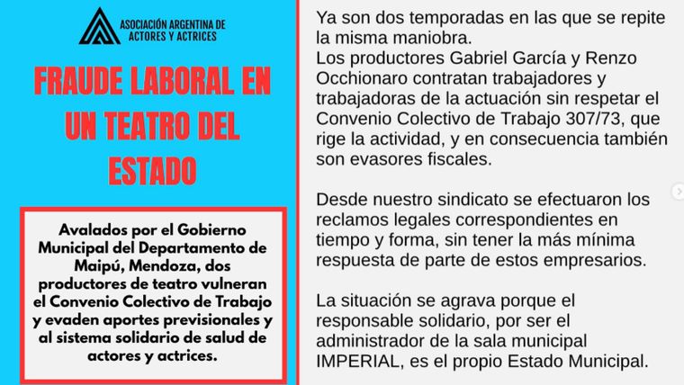 Fuerte polémica con Renzo Chory Occhionero y Gabriel García. Fuerte polémica con Renzo Chory Occhionero y Gabriel García.
