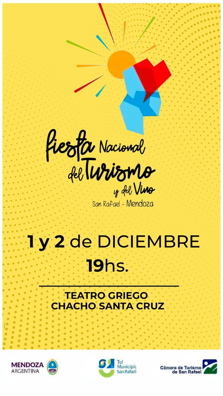 Fiesta Nacional del Turismo y el Vino Foto: Municipalidad de San Rafael