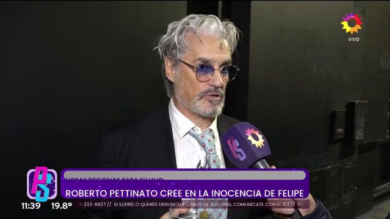 Roberto Pettinato rompió el silencio en una entrevista exclusiva que puso a su hijo nuevamente en la mira. Roberto Pettinato rompió el silencio en una entrevista exclusiva que puso a su hijo nuevamente en la mira.