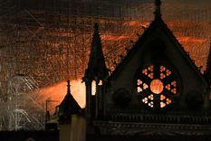 Notre Dame La iglesia de Nuestra Señora de París sufrió un grave incendio doce meses atrás.