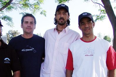 MDZol | Jugadores indiscutidos de los torneos en Mendoza: Ezequiel Gatti, Rogelio Nazar, y los hermanos Gerardo y Manuel Cortiñas. Foto: Florencia Da Souza / MDZ
