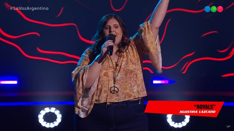 La participante intepretó en La Voz Argentina la canción La participante intepretó en La Voz Argentina la canción