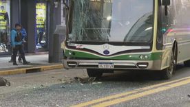 Un choque entre colectivos se produjo en Recoleta y 14 personas resultaron heridas Un choque entre colectivos se produjo en Recoleta y 14 personas resultaron heridas