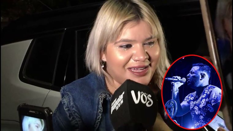 DIO LA CARA. LA HIJA DE JORGE RIAL CHARLO CON PAPARAZZI.