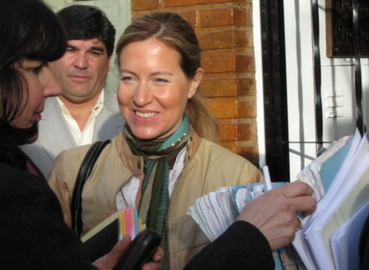 Liliana Labrador, la fiscal Nancy Lecek y Carlos Metralleta Pérez, al fondo. Foto: Carlos Fernández/MDZ