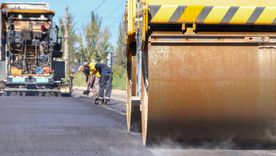 Obras municipales en el Acceso Sur