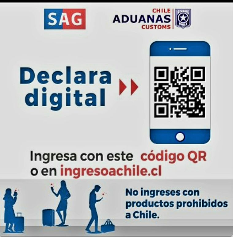 Autoridades de Chile y la advertencia en esta imagen. Autoridades de Chile y la advertencia en esta imagen.