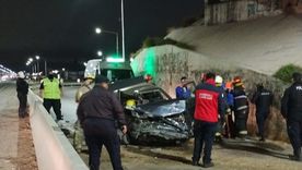 Así quedó el auto de la víctima Foto: Ministerio de Seguridad
