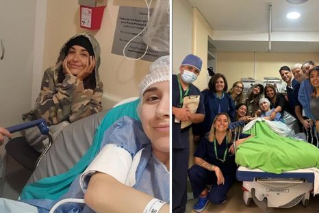 La artista no solo se hizo cargo del costo, también acompañó a la joven. La artista no solo se hizo cargo del costo, también acompañó a la joven.