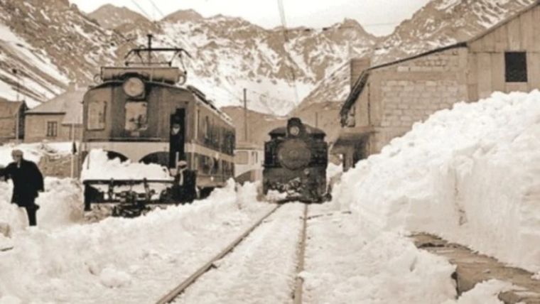 Los trenes en Mendoza a principios del siglo 20 Foto: MDZ