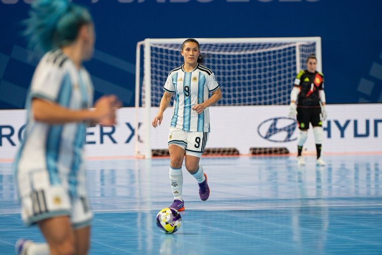 La experimentada Anita Ontiveros, figura de la Selección argentina.&nbsp;