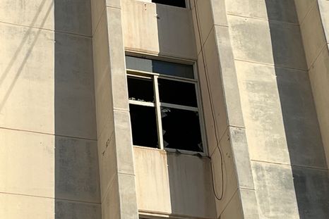 Así quedó el edificio tras el incendio Así quedó el edificio tras el incendio