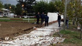 El derrumbe ocurrió durante un fuerte Zonda en 2023 y la reparación se extendió más de lo esperado en plena Ciudad.