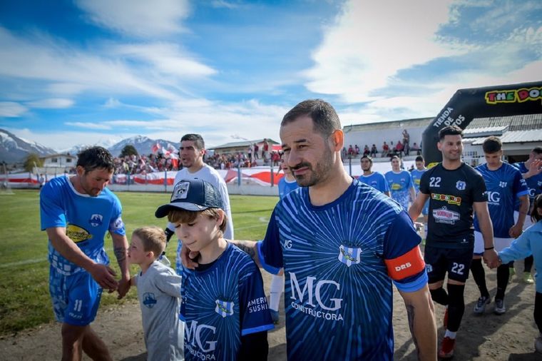 Rodrigo Mora en su regreso al fútbol Foto: Club Alas Argentina