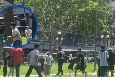 Pelea entre dos escuelas Foto: NA