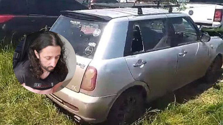 Se trata de un auto marca Lifan de color gris.