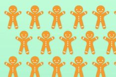 Acertijo visual, reto visual, galleta navideña Pinterest