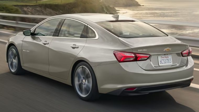 El Malibu cuenta con un motor de 163 HP Foto: Chevrolet