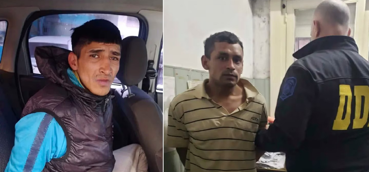 Miguel Madariaga (izquierda) y su hermano Humberto Foto: Policía de la provincia de Buenos Aires