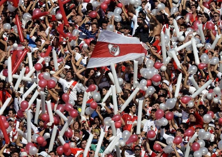 Los hinchas de River agotaron las entradas rápidamente.