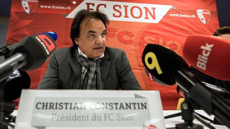 Christian Constantin, presidente del Sion.