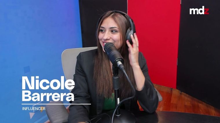 Nicole Barrera tiene 25 años, es estudiante de comunicación e influencer, Foto: MDZ