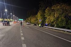 El siniestro se produjo en el Acceso Sur, frente a La Barraca.