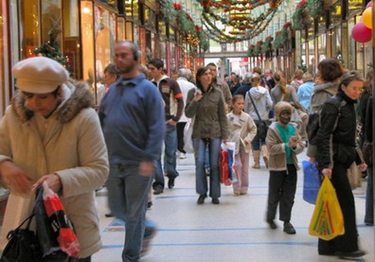 La amenaza de gripe A no frenó las ganas de consumir. Foto: web