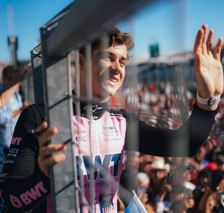 Todo listo para la exhibición de Franco Colapinto.&nbsp;