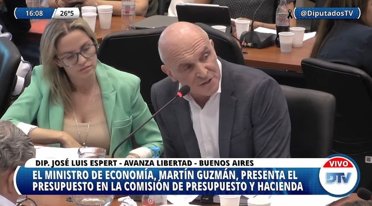 José Luis Espert lanzó durísimas críticas contra el ministro de Economía, Martín Guzmán.