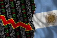 Las pizarras muestran importantes caídas algunos papeles de empresas argentinas, que no logran revertir la tendencia. Foto: Shutterstock