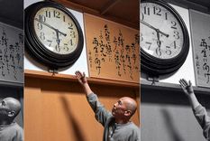 El misterioso reloj. Foto: Mainichi/Hana Fujita