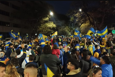video: asi festejaron los hinchas de boca en mendoza video: asi festejaron los hinchas de boca en mendoza