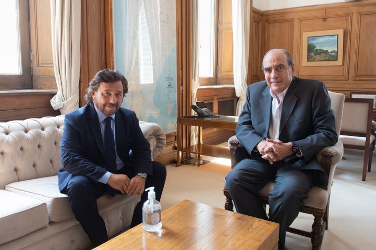 Francos se reunió con Sáenz Foto: Ministerio del Interior