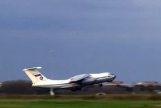 Un avión militar Il-76.