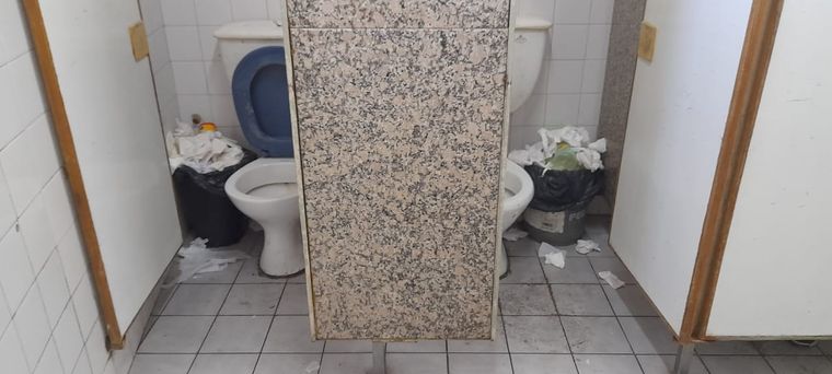 El estado de la aduana nacional antes de las obras Foto: MDZ