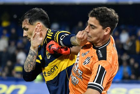 El arquero de Central Córdoba no ocultó su fastidio tras el empate frente a Boca. El arquero de Central Córdoba no ocultó su fastidio tras el empate frente a Boca.