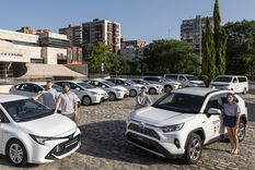 Los autos de Toyota que estarán en los Juegos Olímpicos Foto: Toyota