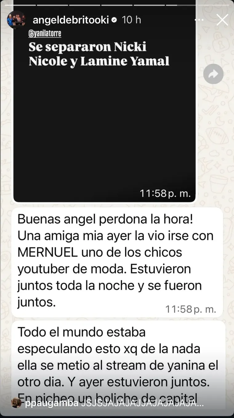 El youtuber y la cantante fueron vistos en Picheo. El youtuber y la cantante fueron vistos en Picheo.